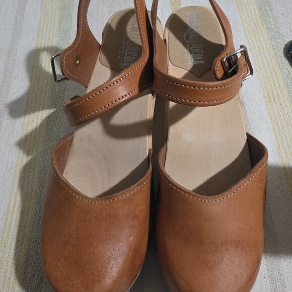 Sandgrens Swedish clogs - brown leather - 38 (7 or 7.5) - Picture 8 of 10